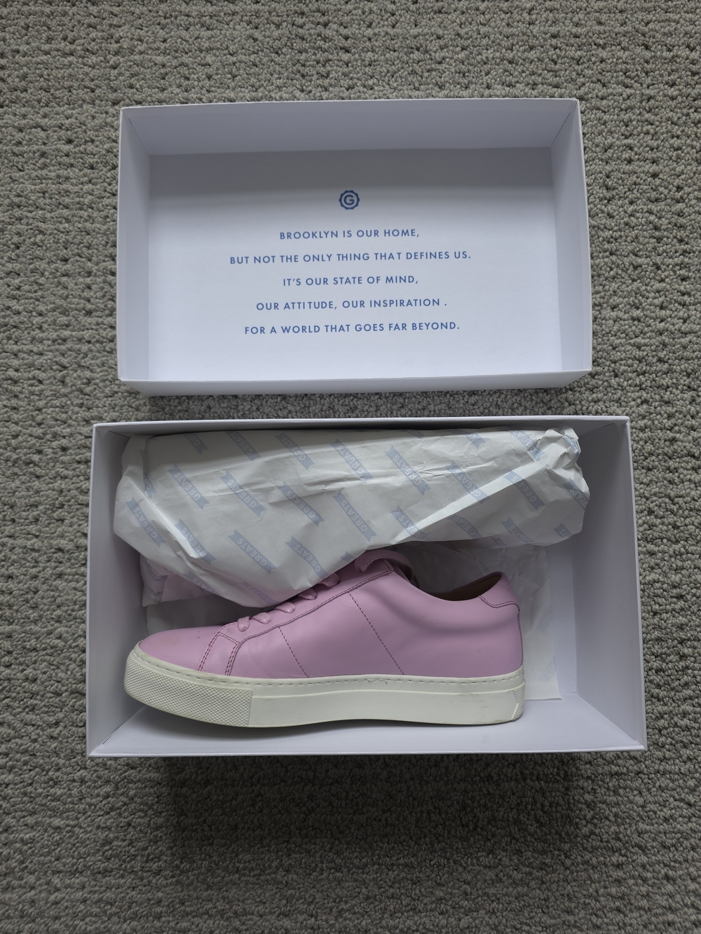 Greats Royale Italian Leather Low-Top Sneakers, Size 6